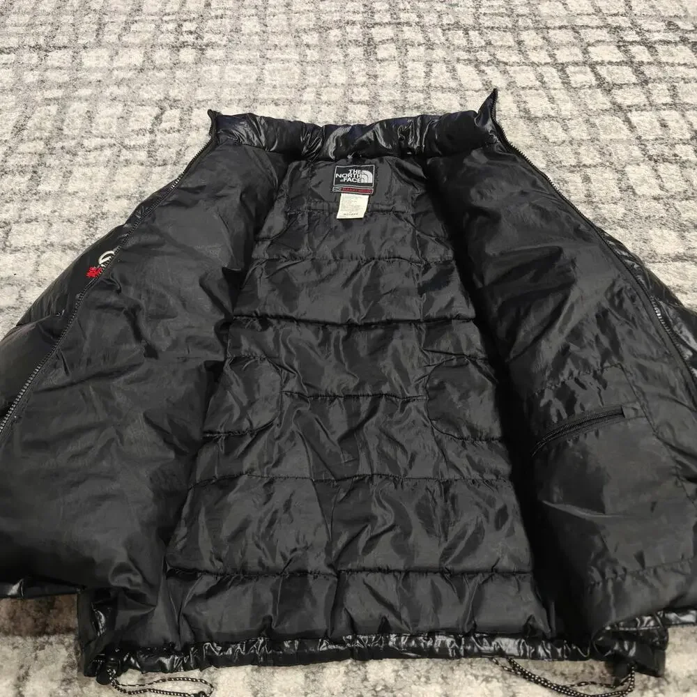 Vintage The North Face Summit Series 900 LTD Down Jacket Black Medium Shiny